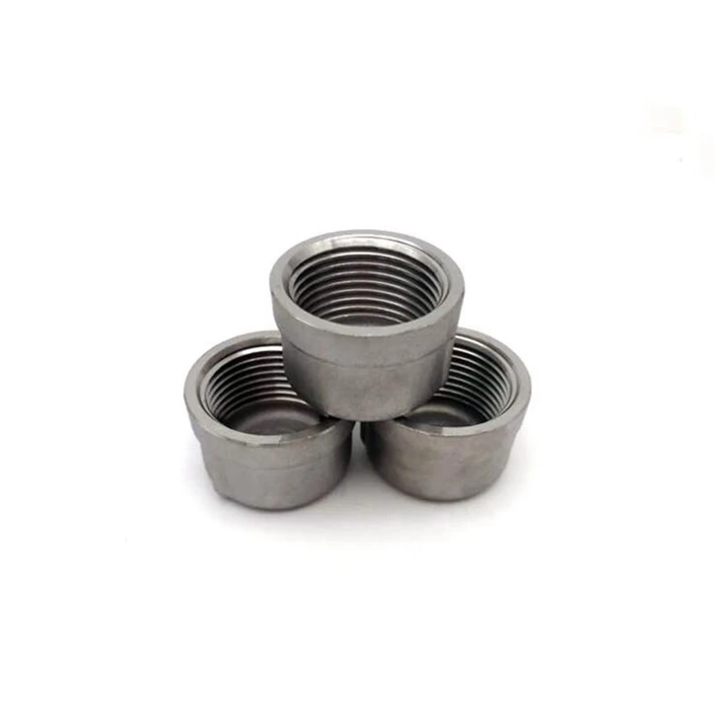 1/8'' - 2'' BSP Female Thread Round End Cap 304 Stainless Steel DN6 - DN50 Water Pipe Fitting Joint Connector