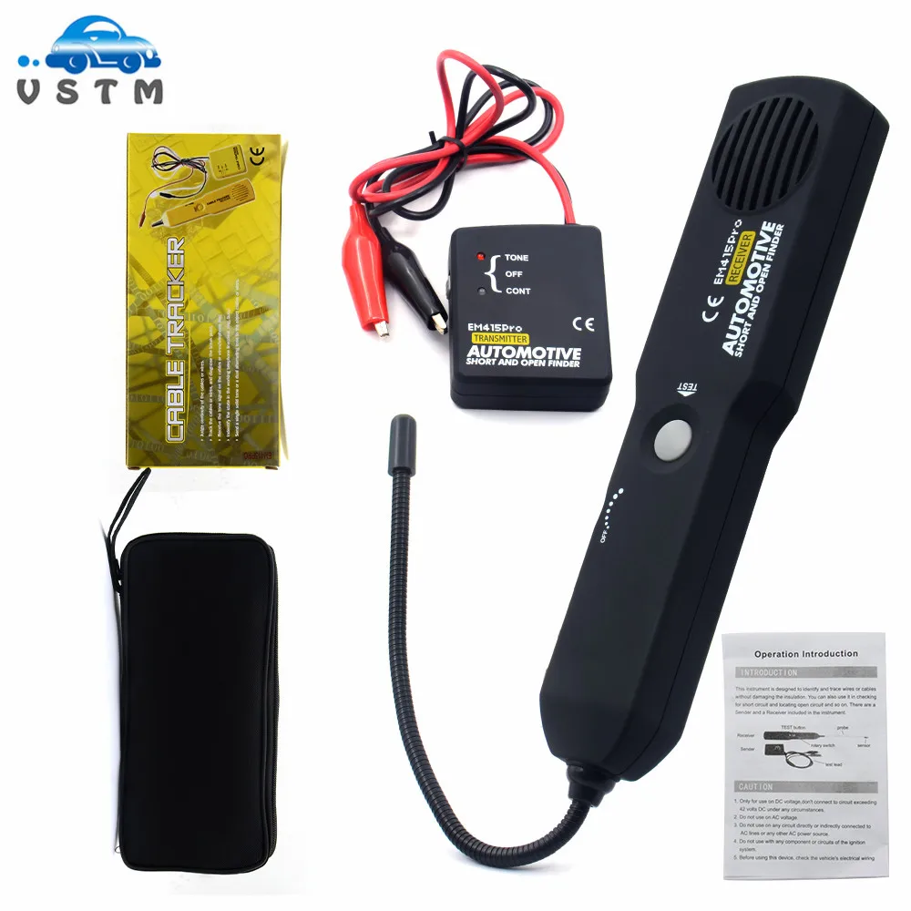 Car Automotive Short & Open Finder Circuit Finder Tester EM415PRO Car Repair Tool detector Tracer for wire or cable