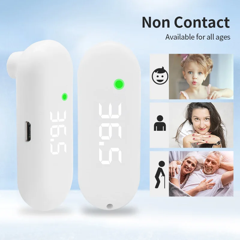 Medical USB Rechargeable Digital Infrared Thermometer Contactless Front Termometro Baby Fever Temperature Meter Mercury for Body