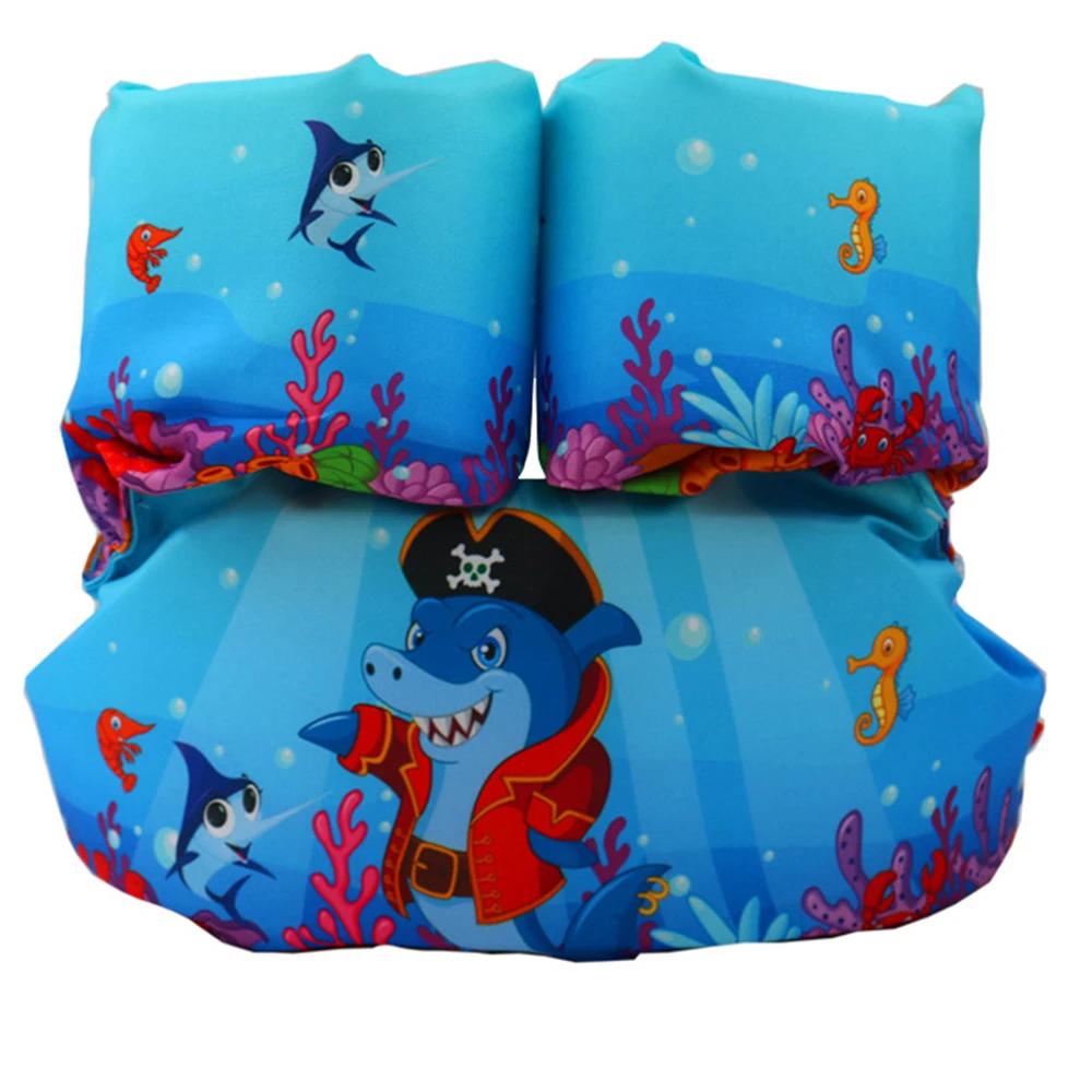 2-6 kids swim arm rings Baby life jacket floating kids safety life vest children\'s Swim puddle jumper arm rings vest form Foam