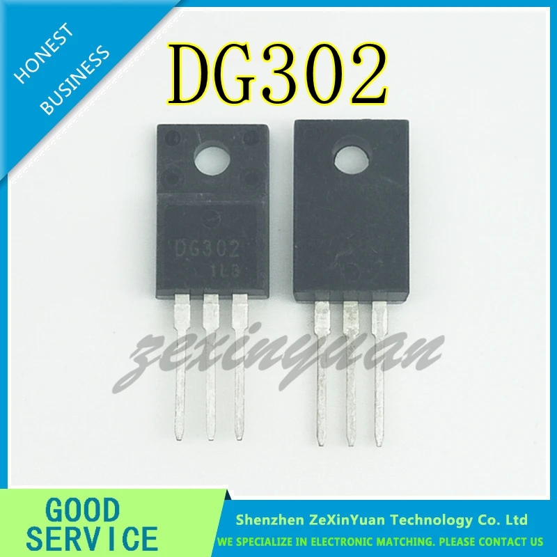 20 قطعة 50 قطعة 100 قطعة DG302 إلى 220 DG302 TO-220F LCD البلازما الطاقة أنبوب أكسيد المعدن نصف الموصل أفضل جودة