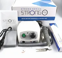 STRONG 210/207B 65w 50000RPM taladro de uñas STRONG PRO 105LN máquina de manicura para pulir uñas pedicura taladro de decoración de uñas