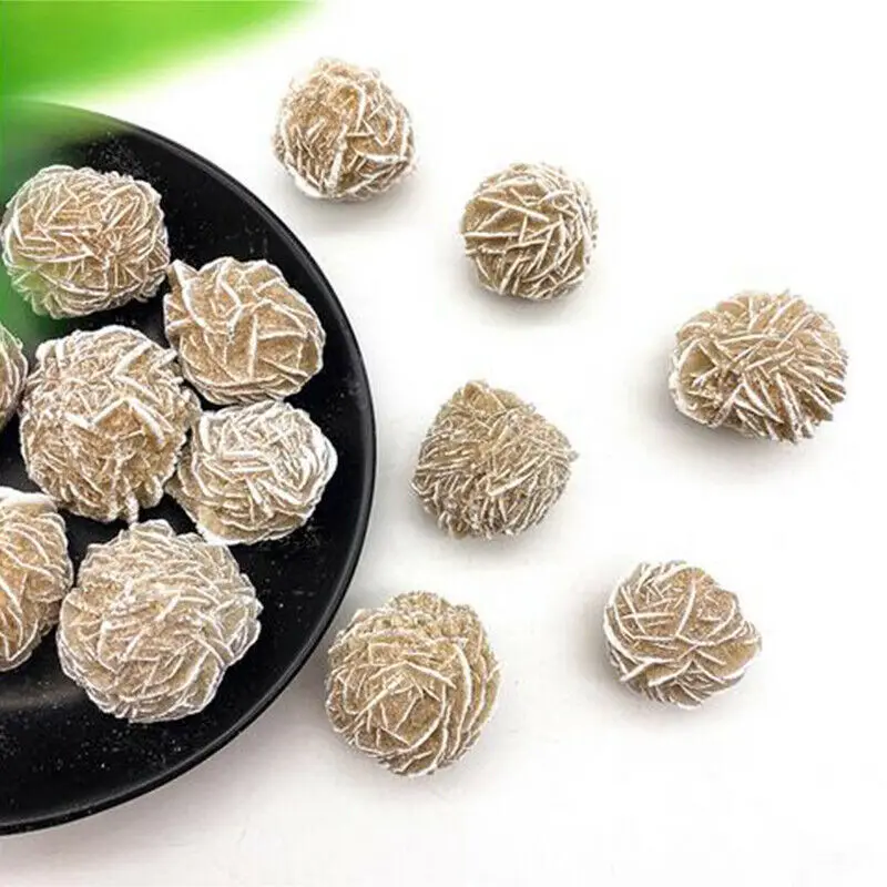 Piedra de selenita rosa del desierto, cristal de cuarzo Natural, Gema curativa de Reiki, espécimen Mineral, Adenium, Obesum, decoración del hogar,
