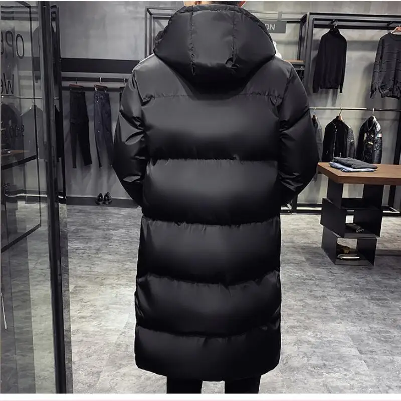 Men Winter Parka Hooded Casual Long Down Cotton Jackets Coat High Quality Men Winter Thicker Warm Coats Jackets Plus Size M-5XL