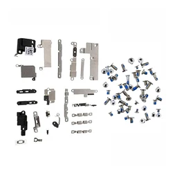 Kit piastra scudo staffa interna in metallo piccolo Set completo per iphone 5 5c 5s 6 6s 7 8 Plus riparazione parti + Set completo vite