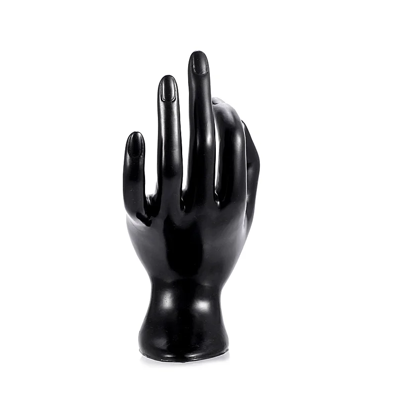 Women's Mannequin Hand OK Shape Ring Hand Model Bracelet Bracelet Jewelry Storage Display Stand Black/White/Pink