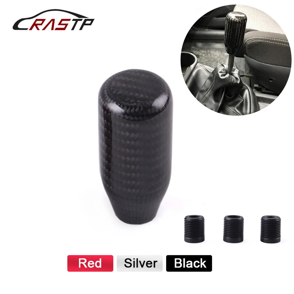 

RASTP-Universal Carbon Fiber Car Gear Shift Knob Racing Car Gear Handle Knob RS-SFN033