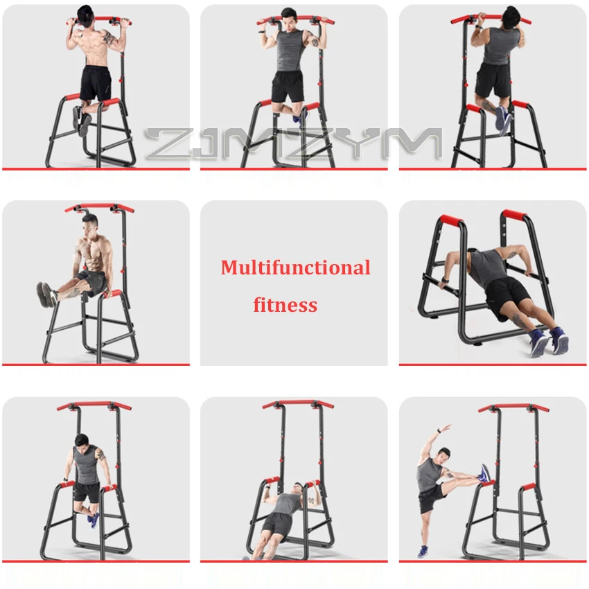 Multifunction Indoor Pull Up Bar Horizontal Bars Muscle Trainer Workout Pull Up Station Power Tower Home Gym Fitness Equipment