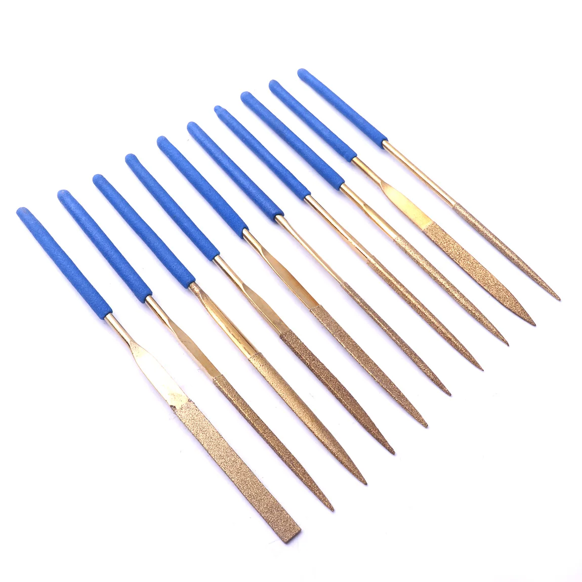 10pcs/sets Diamond Mini Needle File Set Hand Tools Ceramic Crafts DIY Wood Files Jewelry Polishing Carving Coated File