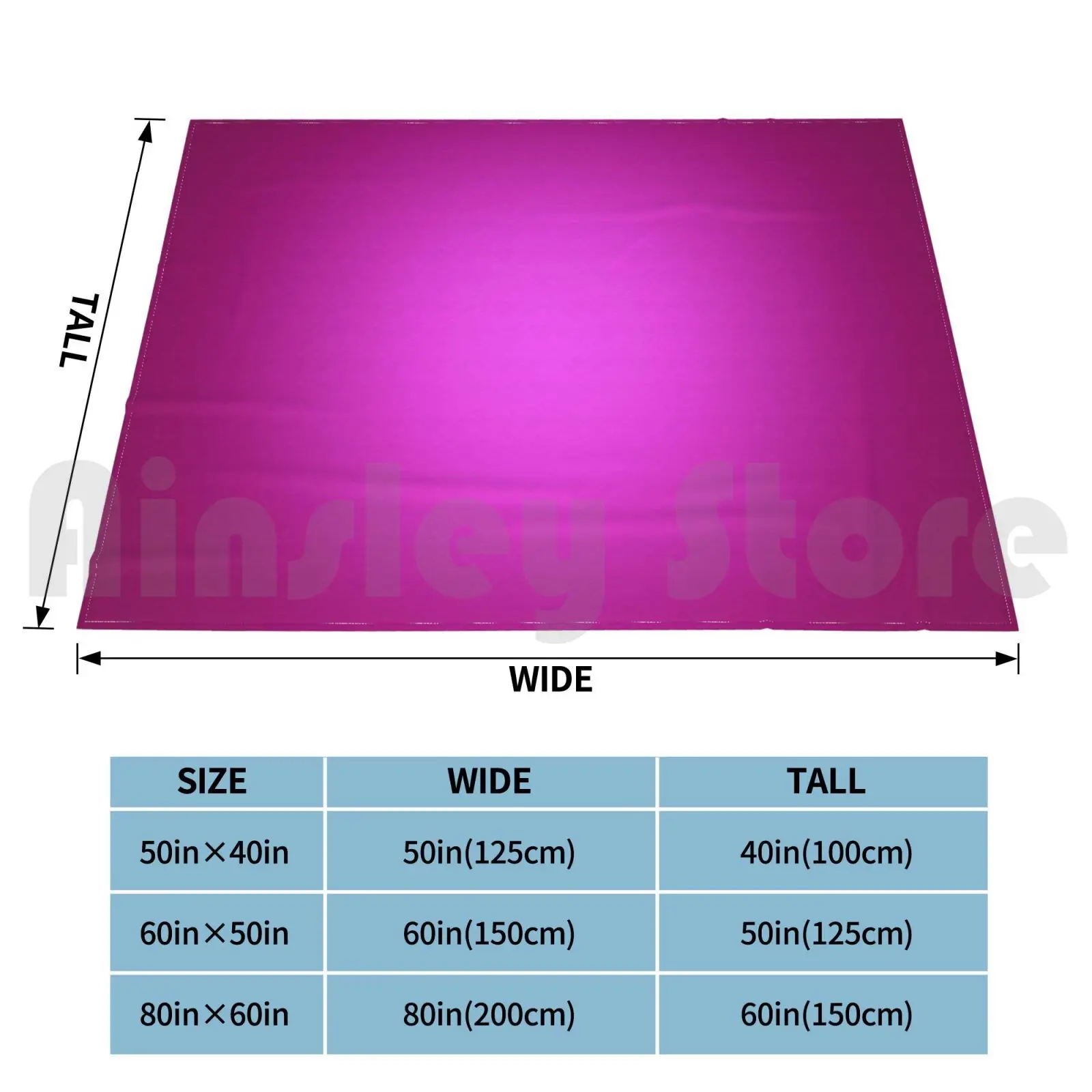 Glowing Pink Spotlight Blanket Fashion Custom 587 Pink Pink Glow Glowing Pink Spotlight Flashlight Glow In