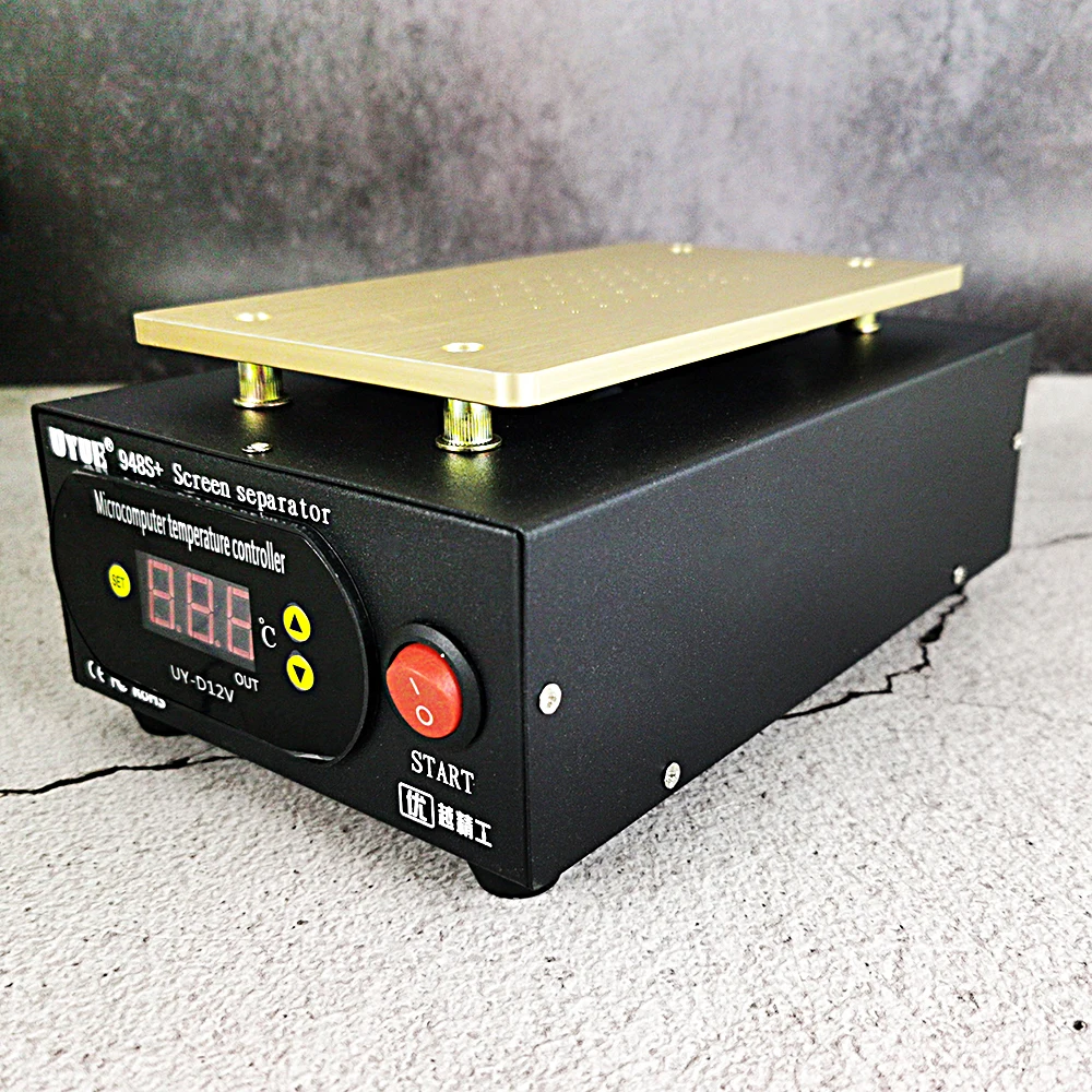 Uyue 948S + Lcd Voorverwarmen Station Digitale Thermostaat Platform Screen Separator Machine Pomp Vfor Mobiele Telefoon Voorverwarmer