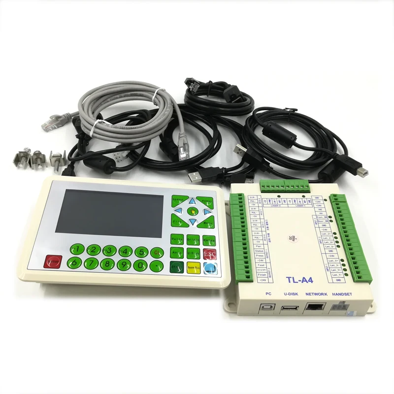 Topwisdom TL-403CB เปลี่ยนโดย TL-A4 Co2เลเซอร์ระบบควบคุมสำหรับเครื่องแกะสลักและตัดเลเซอร์