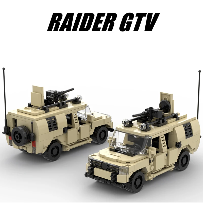 

WW2 Raider GTV Car Vehicle Model Set Building Blocks War Figures Weapons Bricks Army Soldier Accessories Kids Boys Toys Gift