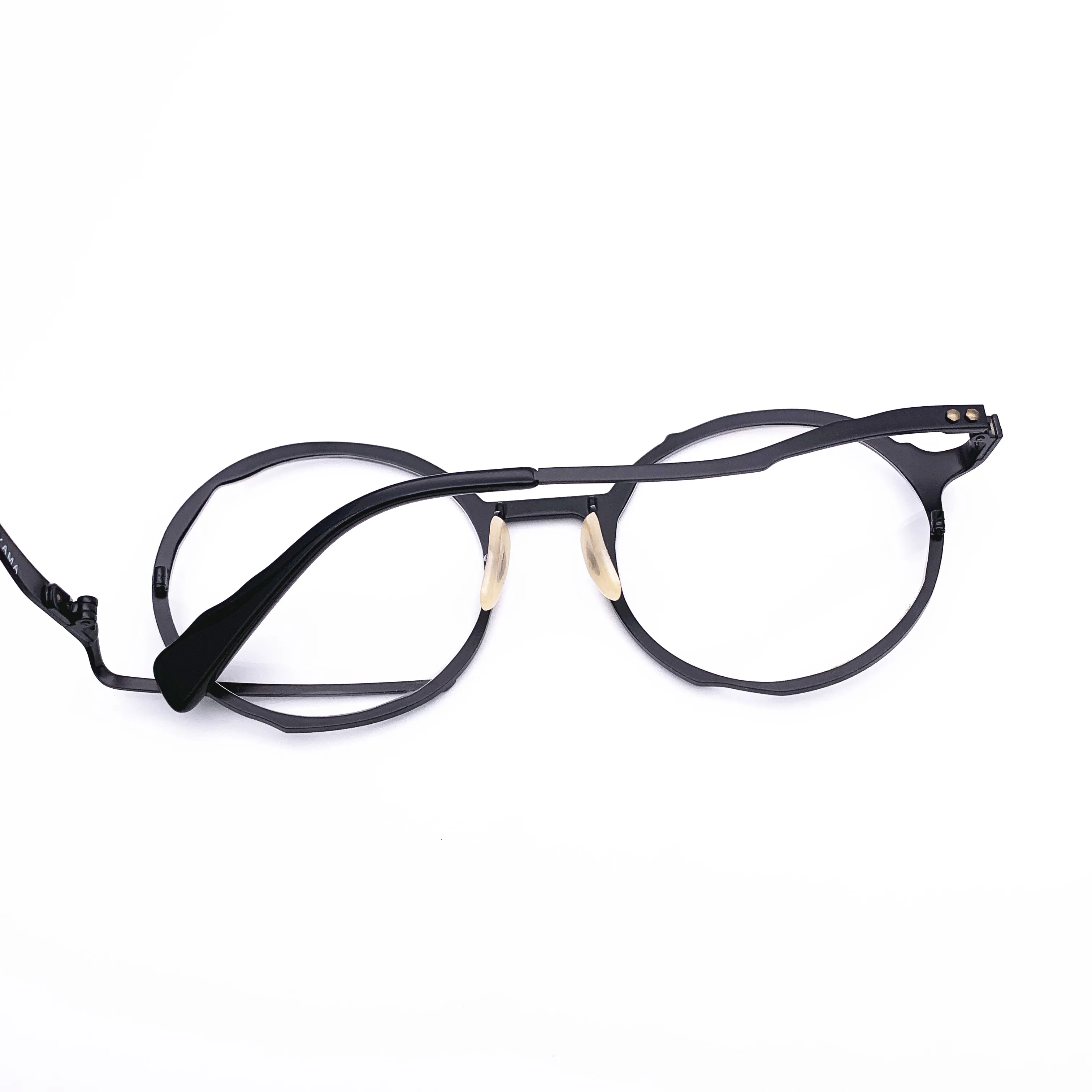 Belight Optical Women Men Japan Design Irregular Vintage Glass Prescription Eyeglasses Optical Spectacle Frame  Eyewear MM-0012