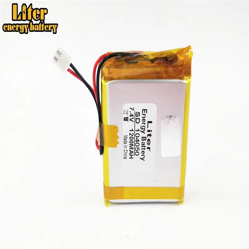 7.4V 1200mAh 104050 XH2.54 Polymer Li-ion battery for DVD TV Digital Satellite Finder Meter WS-6933 WS-6923 lithium ion battery