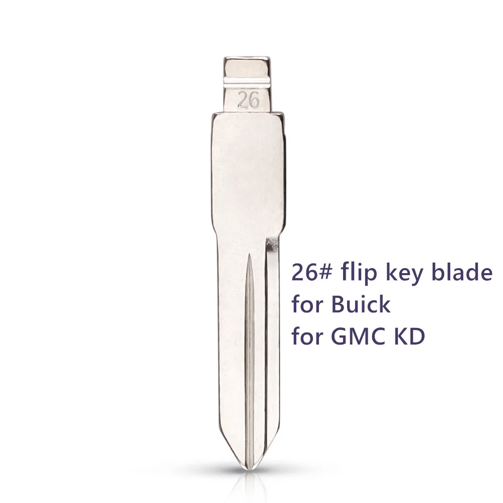 VVDI/KD/XHORSE Flip Uncut Key Blade 26#  GM39 Flip Key blade for Buick for GMC KD remote flip key blade