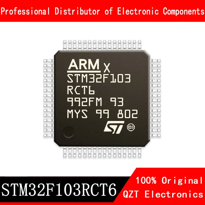 5ชิ้น/ล็อตใหม่ STM32F103RCT6 GD32F103RCT6 LQFP64ไมโครคอนโทรลเลอร์ MCU ในสต็อก