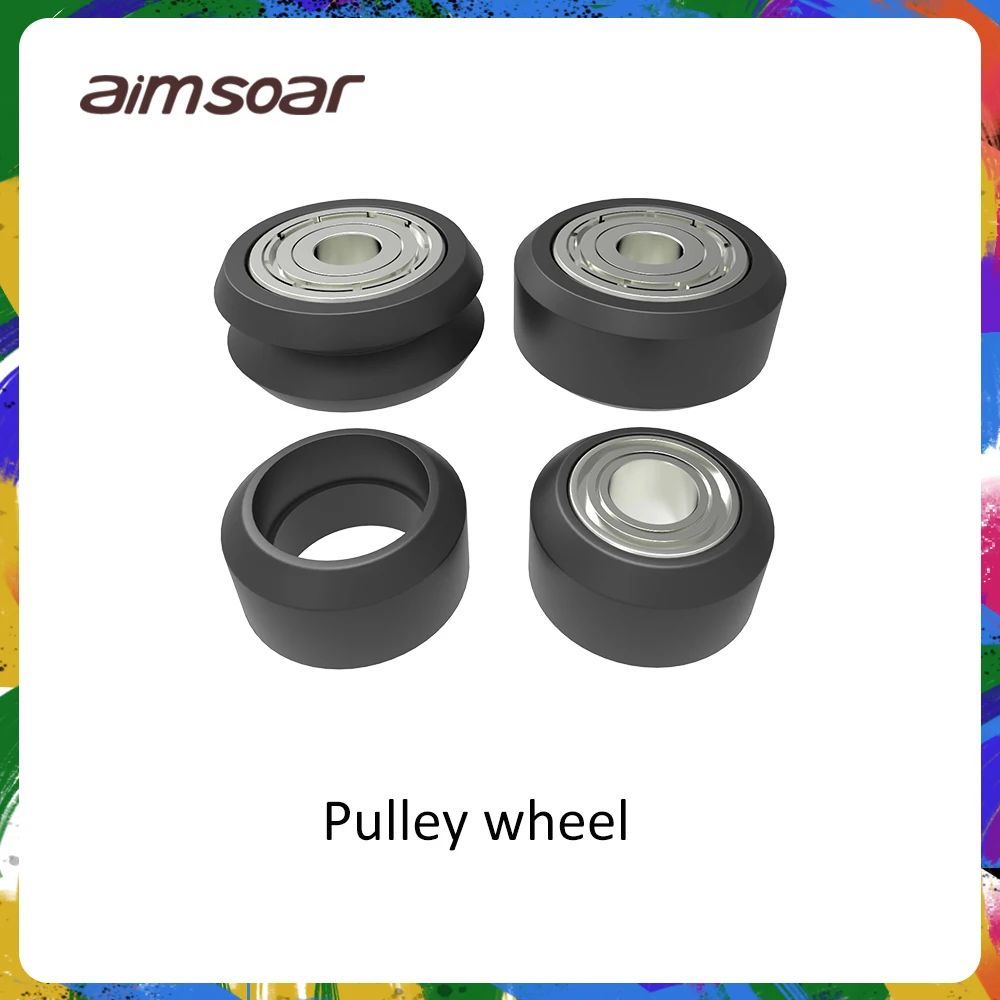 Pulley wheel Openbuilds V Type CNC Wheel Bearing Big V POM small wheel 3d printer parts Kossel delta inner hole 5mm