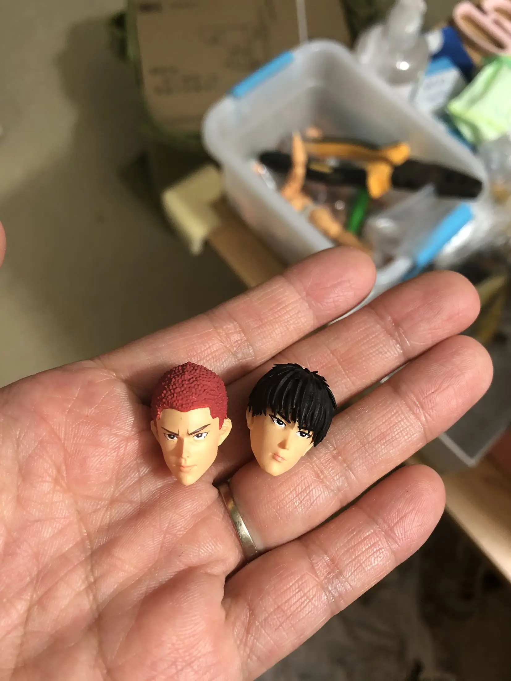 

1/12 Male figmas Head Model for 6" Action Figure Body Doll