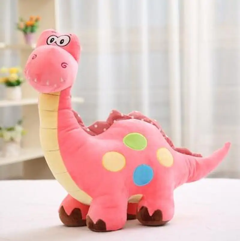 Brinquedos bonitos do luxuoso do dinossauro para crianças, bonecos recheados macios, passatempos, desenhos animados, meninos, bebê, presentes de aniversário, 35cm