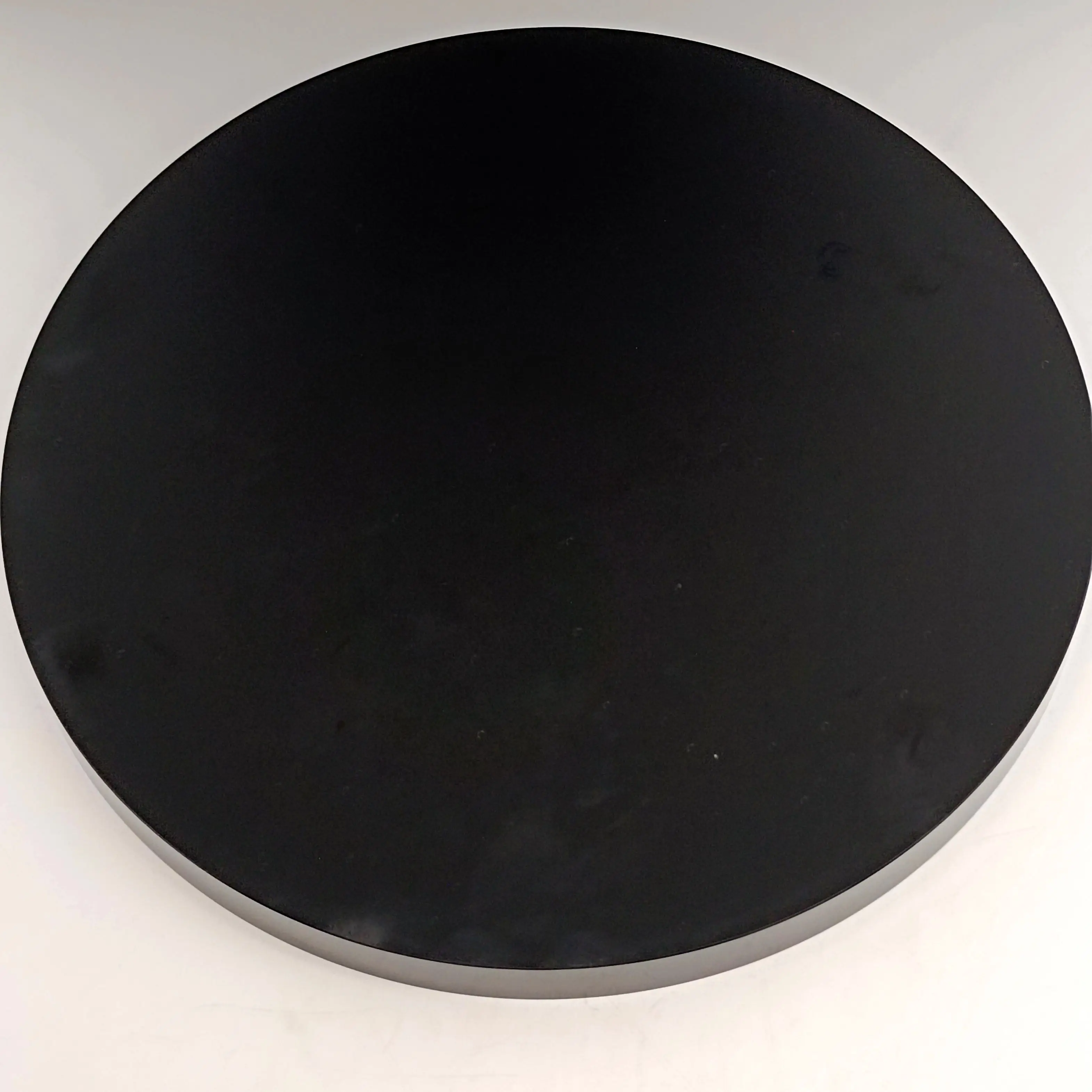 

20cm Natural black obsidian stone circle disk round plate fengshui mirror for home & office decoration