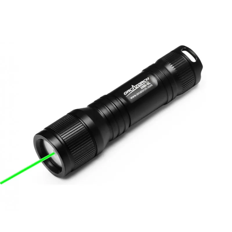 ORCA Scuba Diving D560-GL Green Laser Diving Light Dive Torch Underwater 150-Meter Waterproof Search Night Dive Freediving