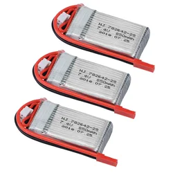 3 sztuk akumulator do RC Lipo 7.4V 850mAh 20C 2S Lipo baterii JST / SM / XT30 / T wtyczka do zdalnie sterowany dron Quadcopter helikopter część zamienna