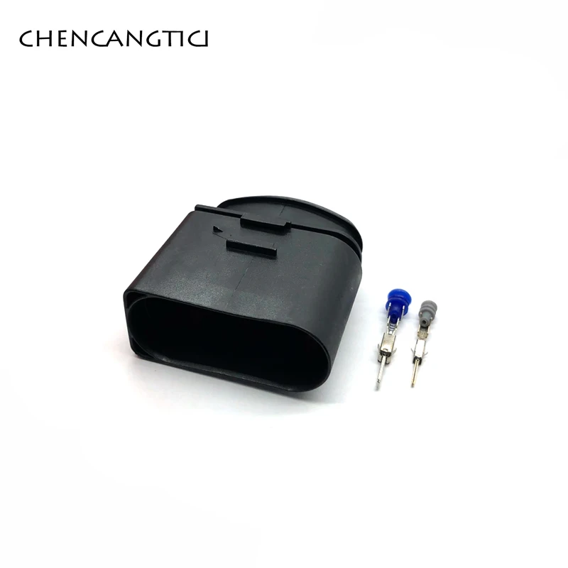 Conector de faro de xenón sellado de 14 pines para coche, enchufe de 1,5 MM y 3,5 MM para BMW VW 1J0973737 1J0973837