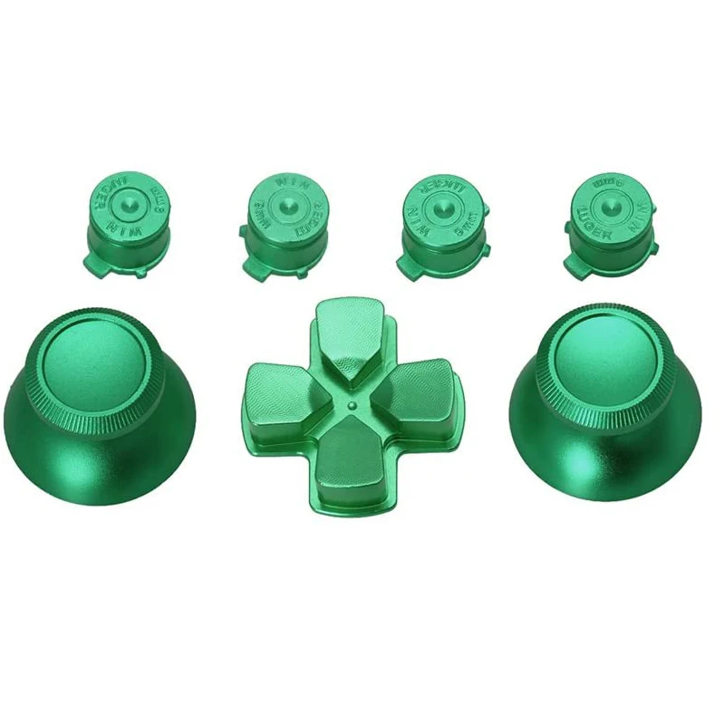 معدن Thumbsticks Dpad ABXY أزرار ل PS5 تحكم بلاي ستيشن 5 مخصص الألومنيوم التناظرية العصي و عمل أزرار و الاتجاه