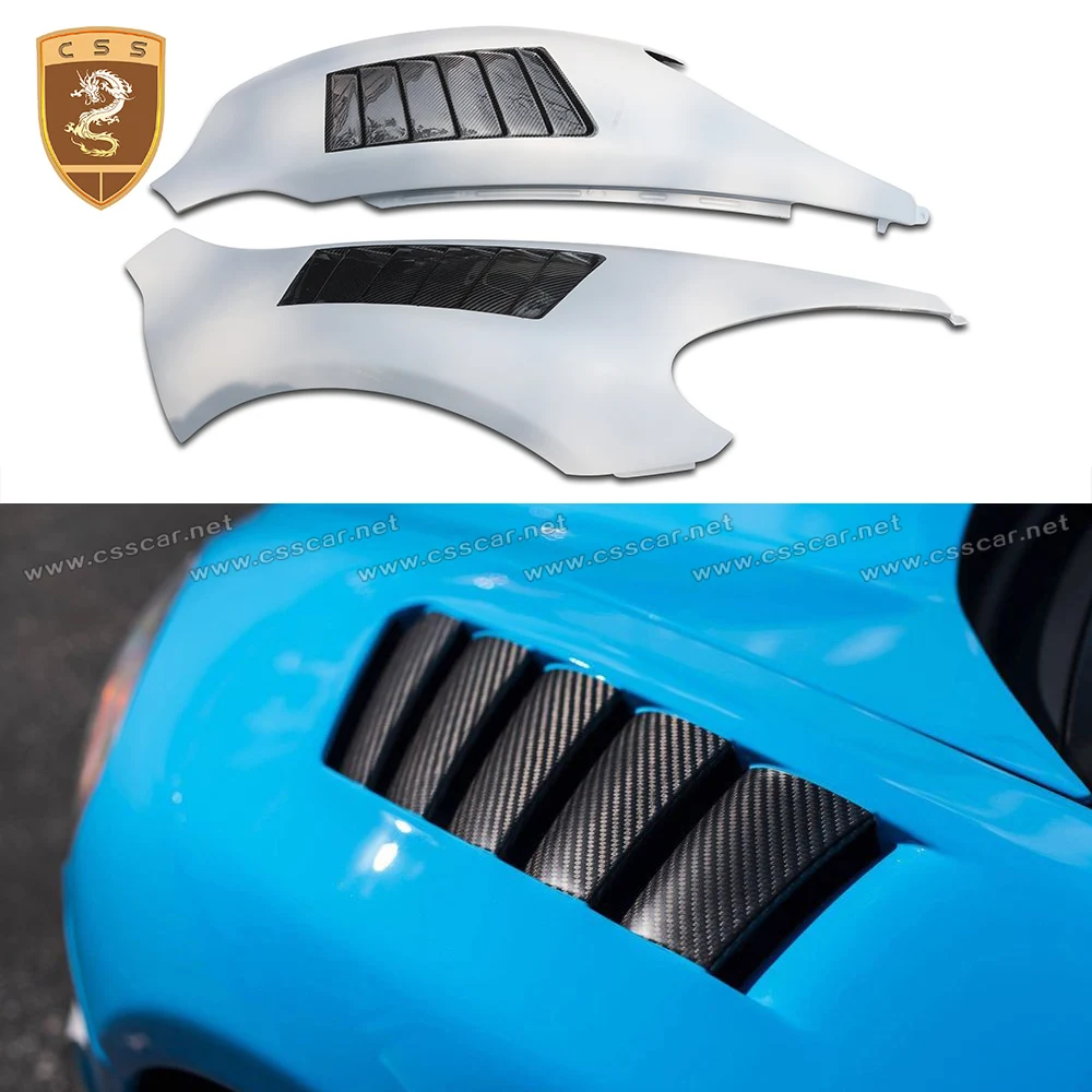 

For McLaren 650S Carbon Fiber Black Fender Arch Glossy Finish Wheel Flare MP4-12C Upgrade 650s to 675LT Mudguard Body Kits