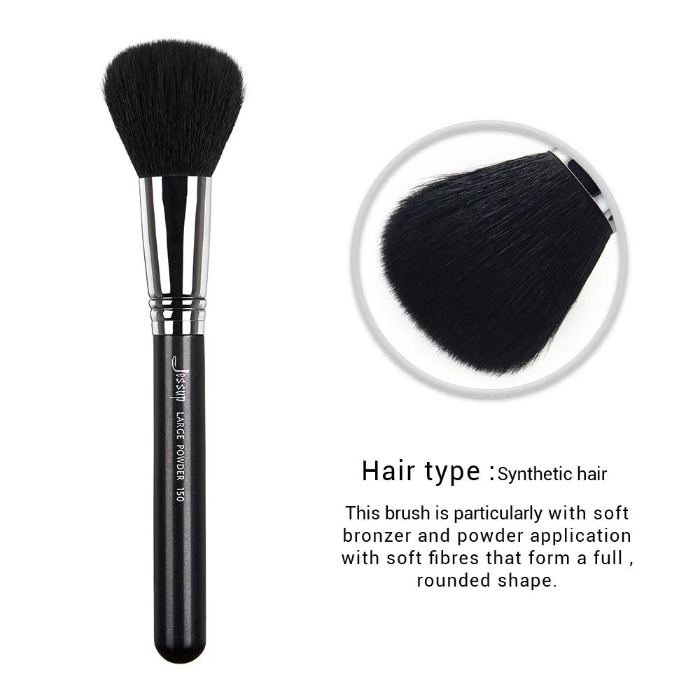 Jessup Beauty 1pcs Single Cosmetic Makeup Brush Dropshipping Fiber Hair Powder Foundation Contour Highlighter Face Brush