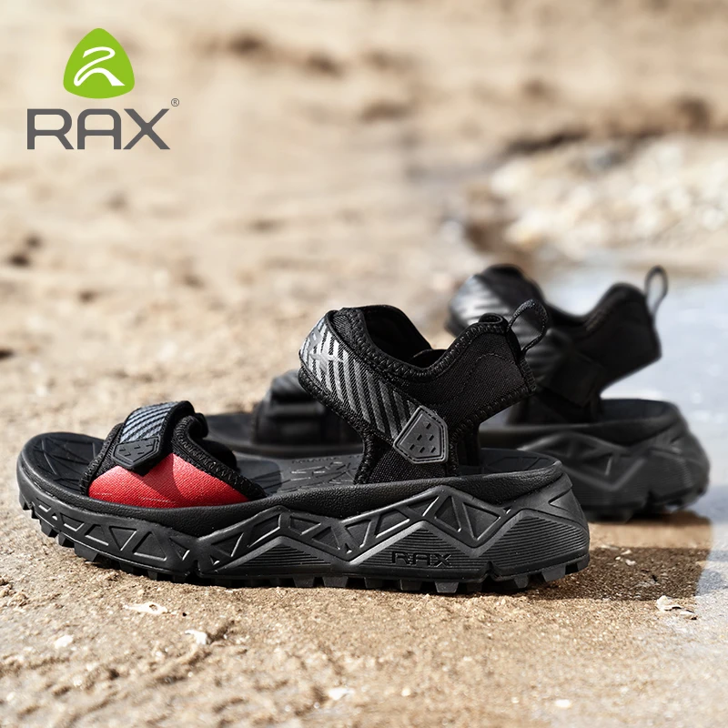 

RAX Mens Sports Sandals Summer Outdoor Beach Sandals Men Aqua Trekking Water shoes Men Upstream Shoes Women Fishing Quick Shoes