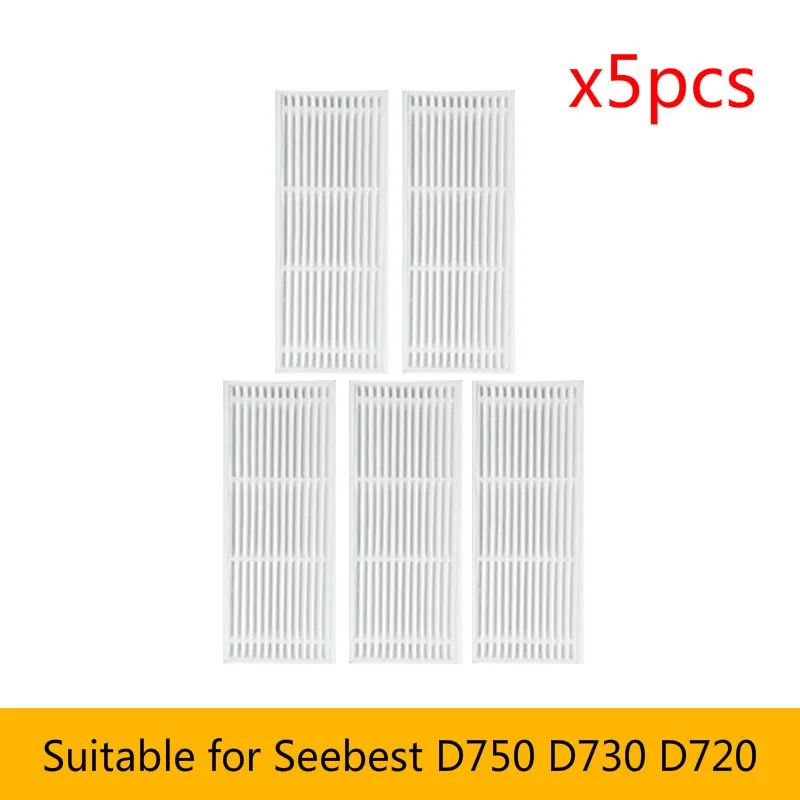 جهاز آلي لتنظيف الأتربة فلتر HEPA لرؤية أفضل D750 D730 D720 مكنسة كهربائية روبوتية مرشحات أجزاء الإكسسوارات