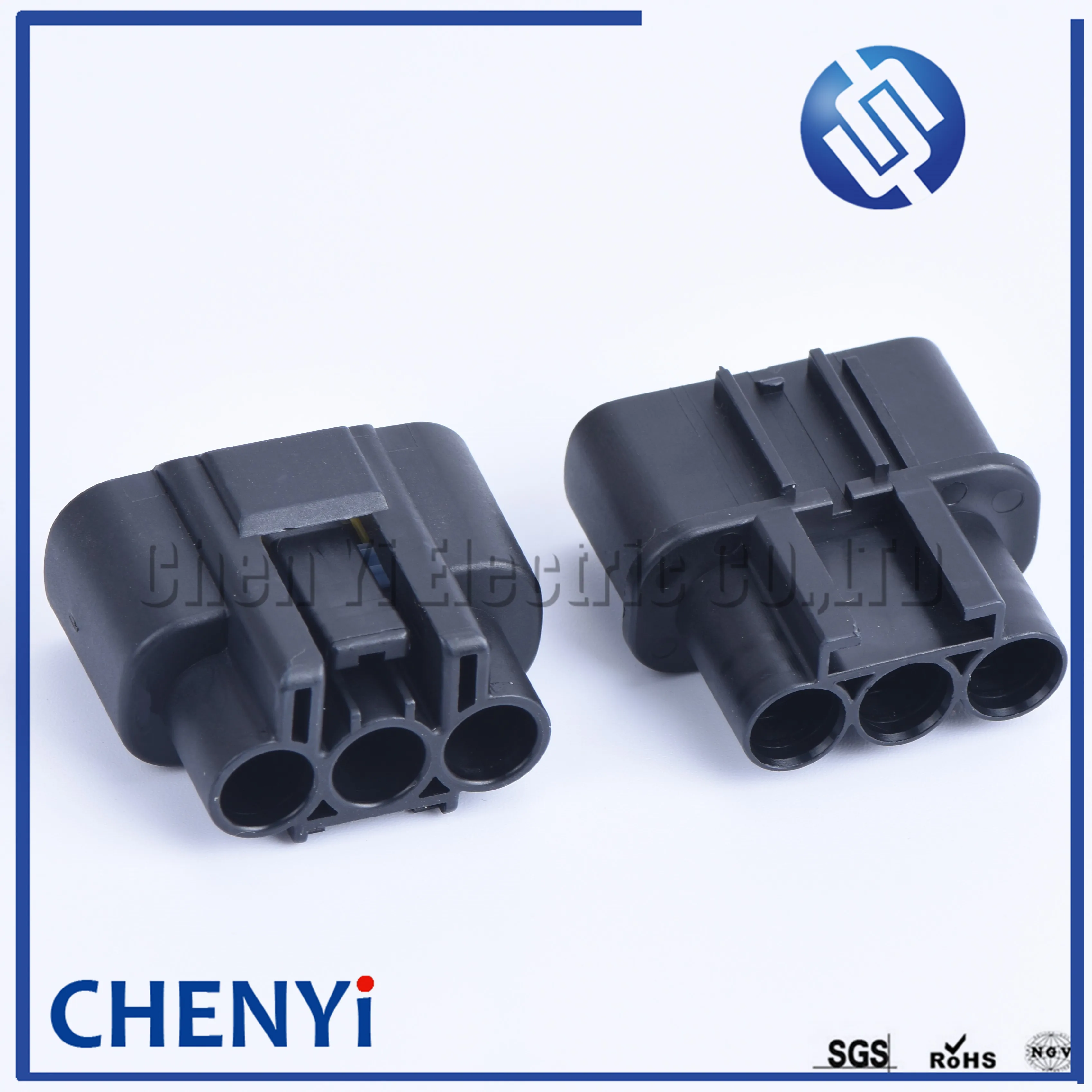 1 set 3 pin car waterproof connector(6.3)  automobile fan right Slot socket plug QLW-A-3F-B QLW-A-3F-GR QLW For Honda QLW-3F-B