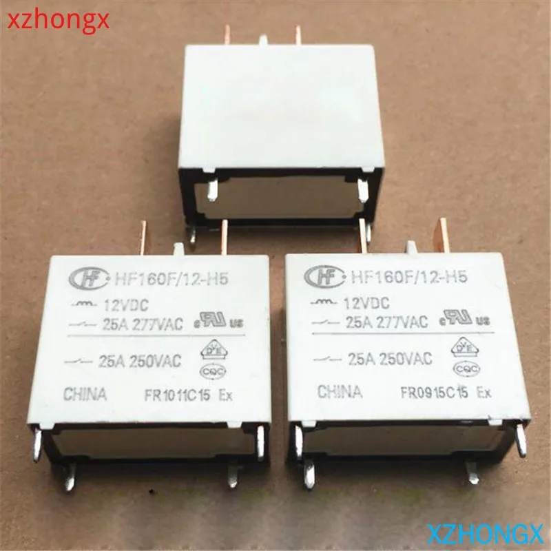 Rơ Le HF160F12-H5 HF160F12H5 HF160F 12 H5 HF160F-12-H5 12VDC DC12V 25A 4PIN