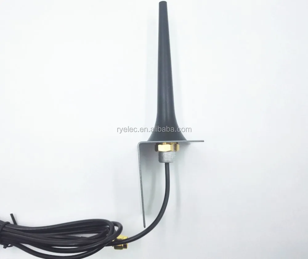 Wall mounted mini 4G dipoleLTE 800-2700mhz whip antenna with L bracket mounting