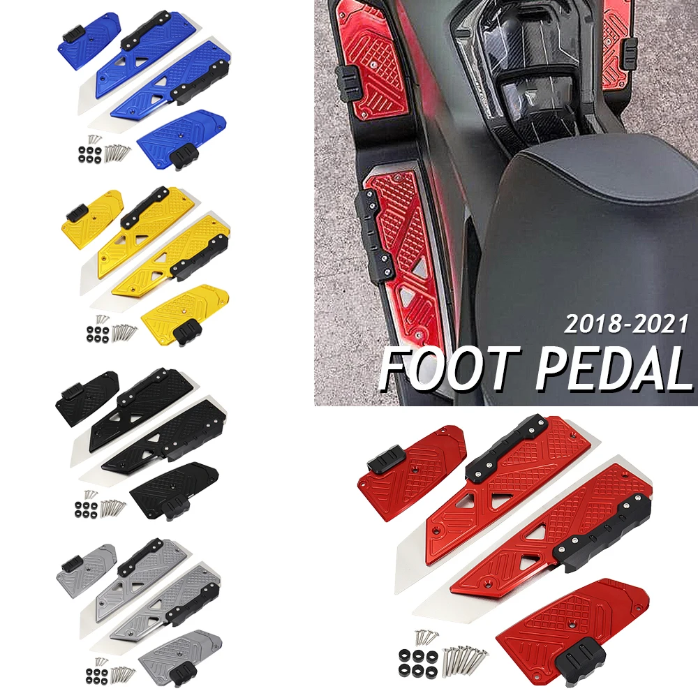 

For Honda Forza350 FORZA 350 NSS 350 2018-2024 Motorcycle Accessories Footrest Footboard Step Footpad Pedal Plate Foot Pegs