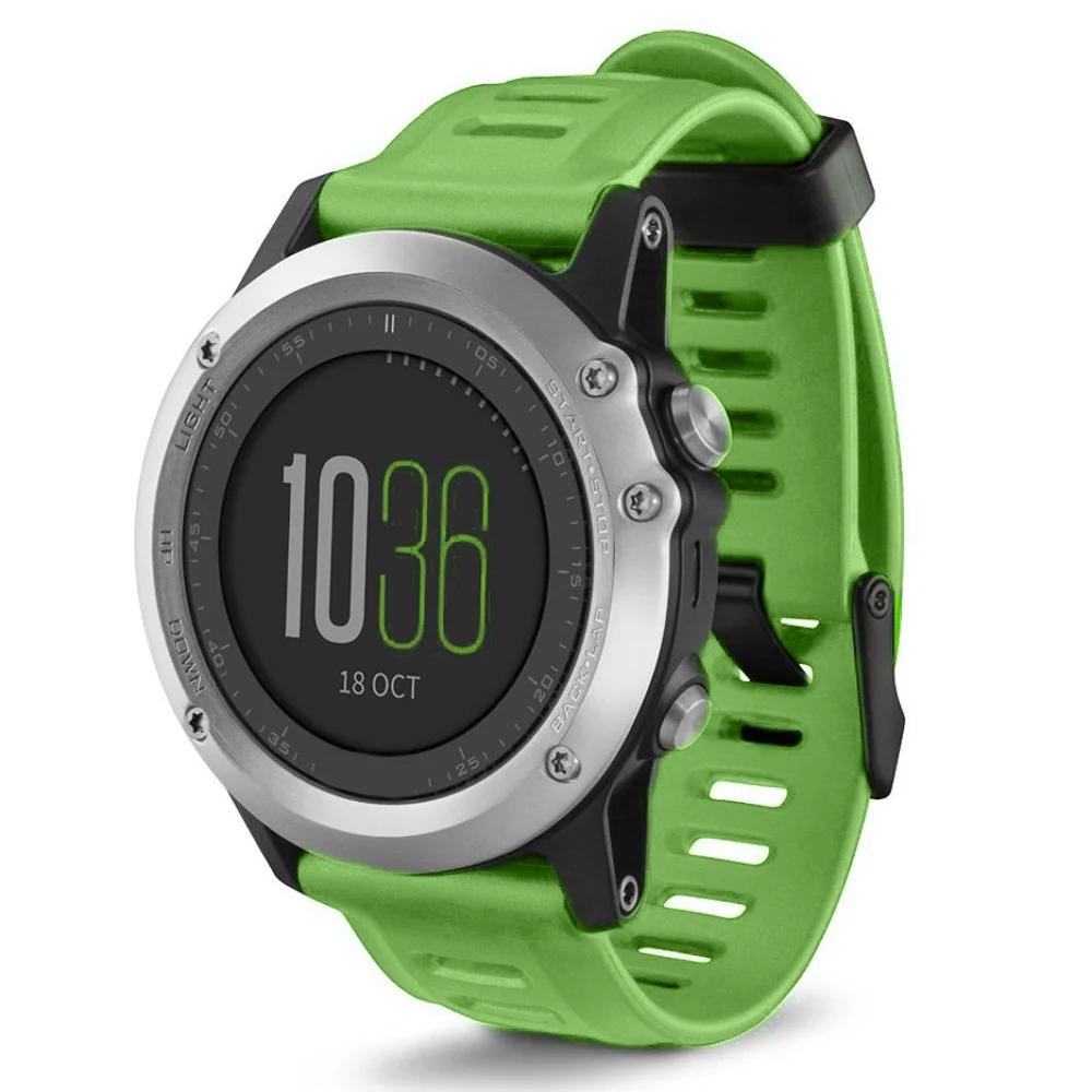 New fashion 26mm larghezza sport all'aria aperta cinturino da polso in Silicone cinturino di ricambio orologio da polso per Garmin Fenix 3 HR cinturino