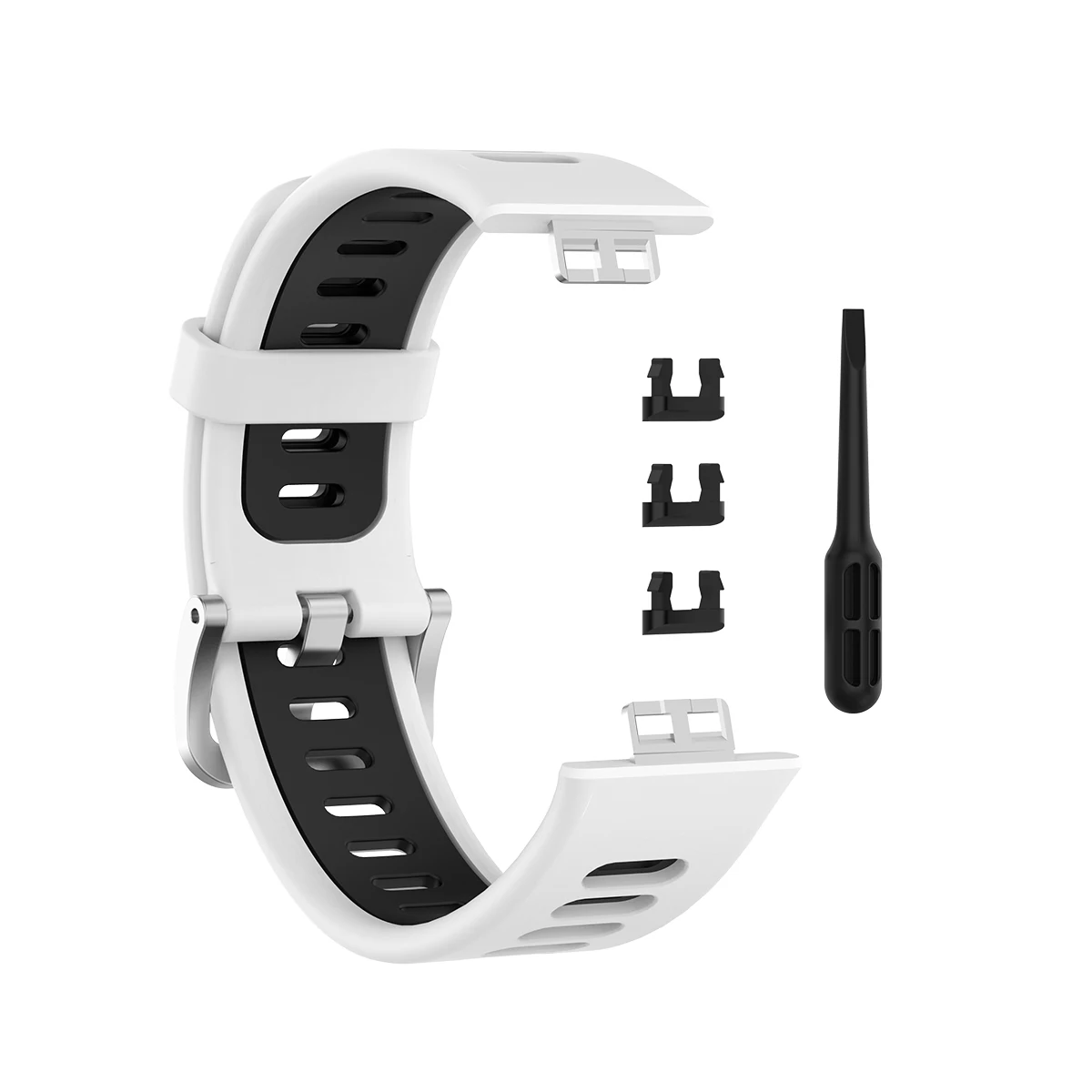 حزام ساعة من السيليكون لساعة Huawei Watch Fit ملحقات سوار الساعة الذكية الأصلية لسوار المعصم Huawei fit مع أداة