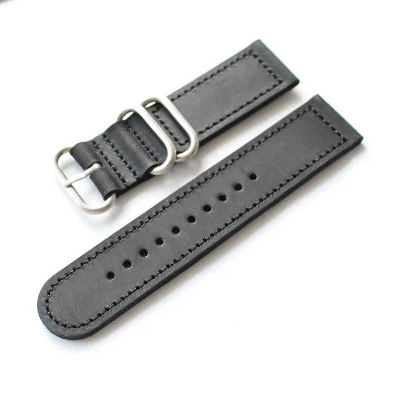 Crazy Horse Genuine Leather Watch Strap Brown Watch Band for Men Women Watch Accessories Soft Strap 19mm 20mm 21mm 22mm 24mm