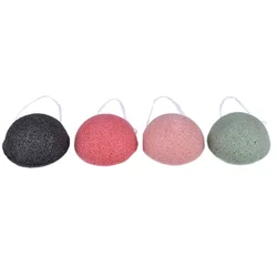 Natural Konjac Konnyaku Puff Face Wash Cleaning Sponge Exfoliator Cleanse Konjac Sponge Esponja Maquiagem Makeup Konjac