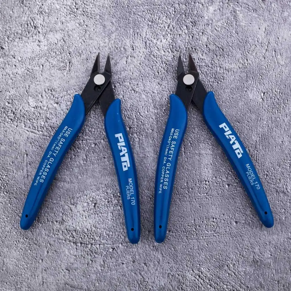 Dropship Pliers Multi Functional Tools Electrical Wire Cable Cutters Cutting Side Snips Flush Stainless Steel Nipper  Random col