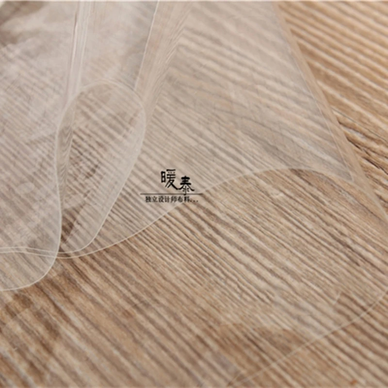 0.1mm Transparent TPU Fabric Ultrathin Waterproof DIY Crystal Bag Decor Plastic Raincoat Coat Clothes Designer Fabric