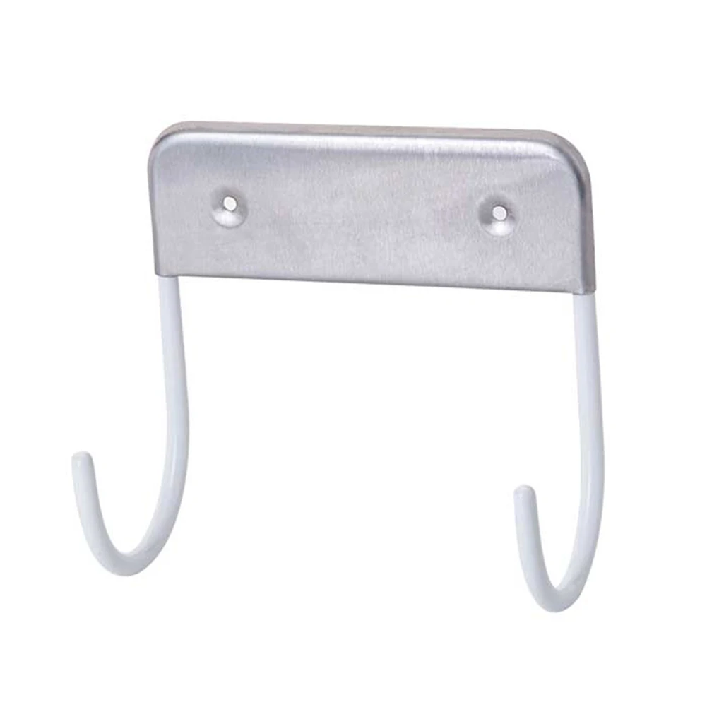 Multifunction Heat Resistant Iron Shelf Wall Mount Ironing Board Holder Home Dryer Stand Flat Electric Iron Hanger Double Hook