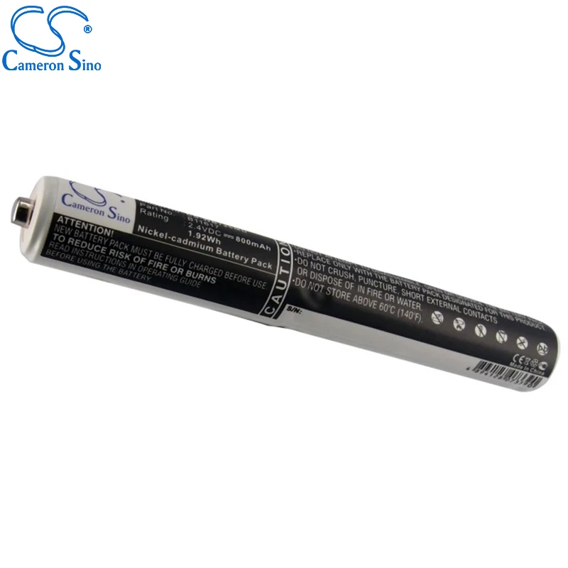CameronSino Baterai untuk Welch-allyn 211 72600 72800 Cocok AB24667 AMED1025 Medis Baterai Pengganti 800MAh/1.92Wh 2.40V Ni CD