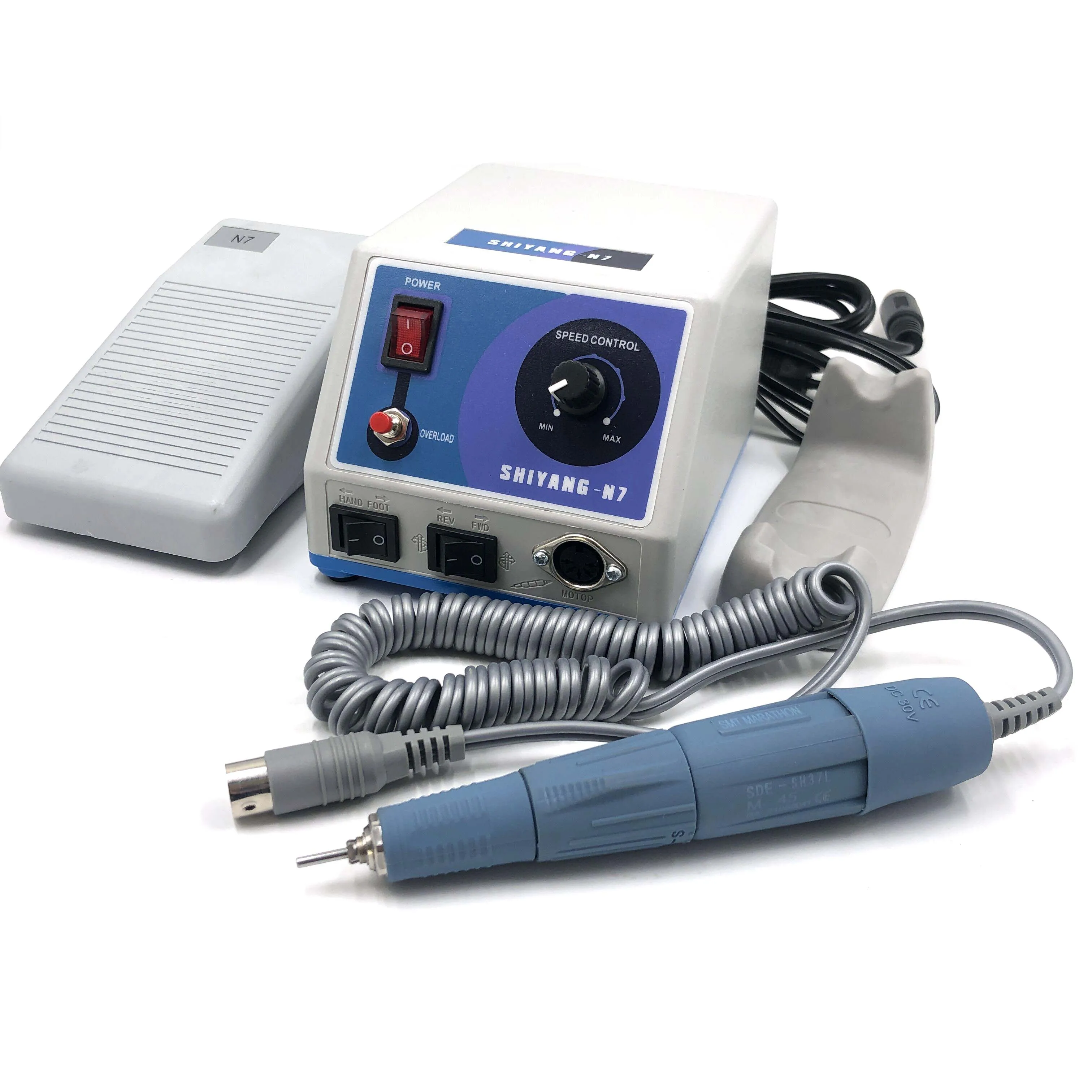 

Dental Lab SMT MARATHON SHIYANG N7 Micromotor 45K RPM SDE-SH37L M45 handpiece 110/220V