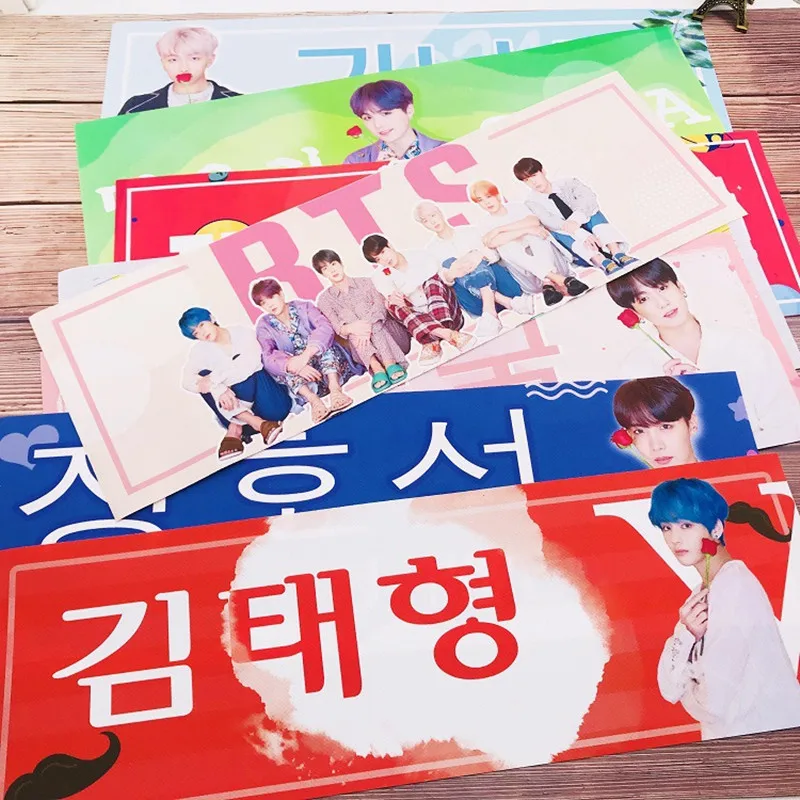 Waterproof Non-woven Fabric Banner with Logo, Kpop Stars, Renjun, Baekhyun, Unine, ASTRO, Moq-100Pcs