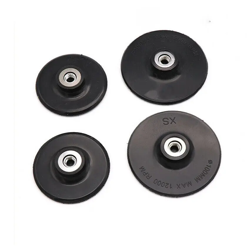 3 Inci 4 ''Hook dan Loop Backing Pad M10 Tipis Keras untuk Sudut Penggiling Polishing Pads