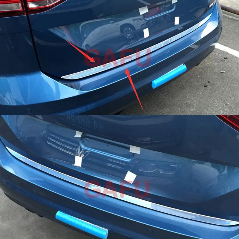 For VW TOURAN 2016 2017 2018 2019 2020 2021 Sticker Stainless Steel Back Door Tailgate Trim 1pcs