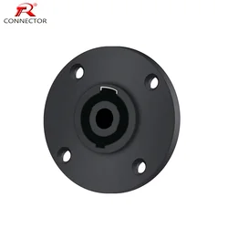 1pc 4 Pin Speak connector Panel Mount, speak female socket for NL4FC/NL4FX speak male plug